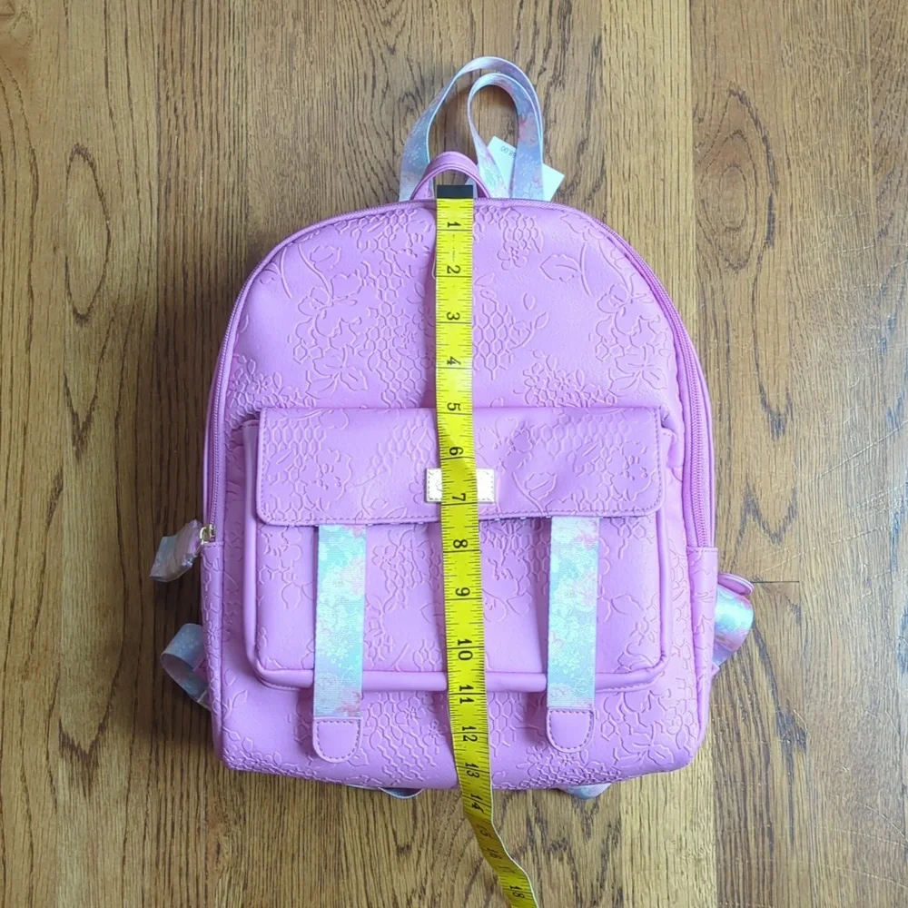 NWT Betsey Johnson LBSKYLAR Backpack In Pink